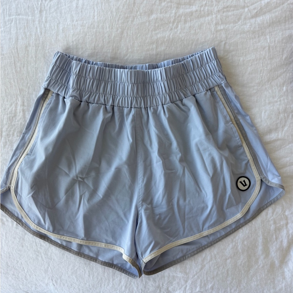 Vuori Light Gray Women's Athletic Shorts